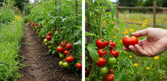 Growing Organic Tomatoes and Embracing Sustainable Gardening
