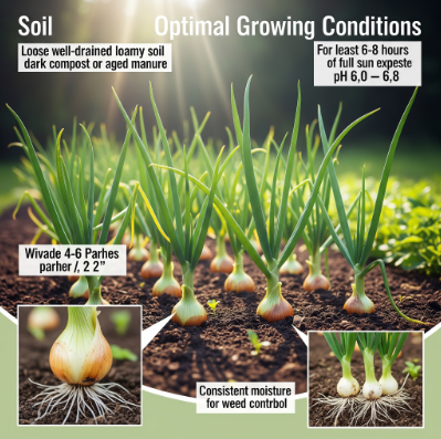 Best Soil and Location for Onions