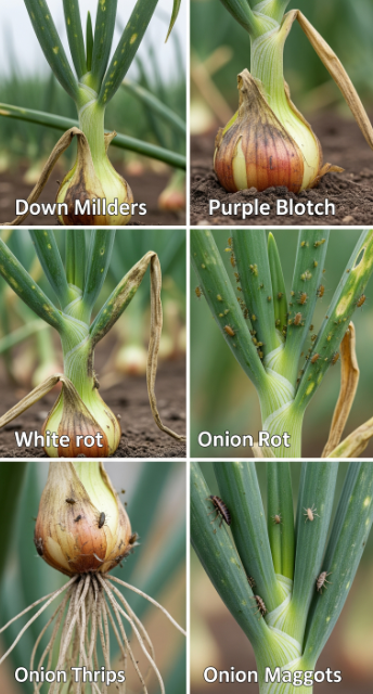Common Onion Pests and Diseases