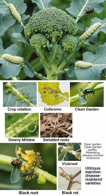 Common Pests and Diseases of Broccoli Pests