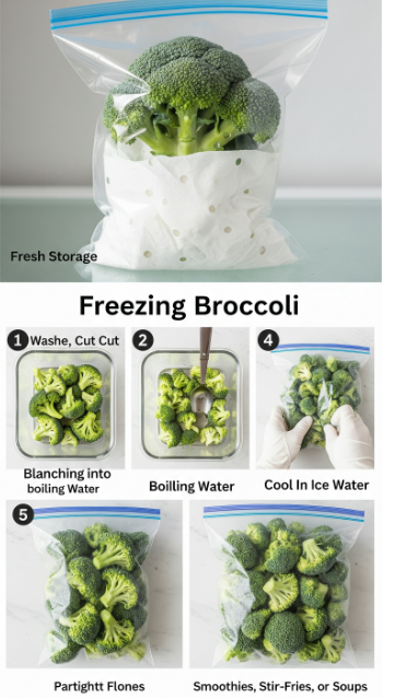 How to Store and Preserve Broccoli Fresh Storage