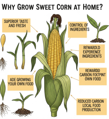 Why Grow Sweet Corn at Home?