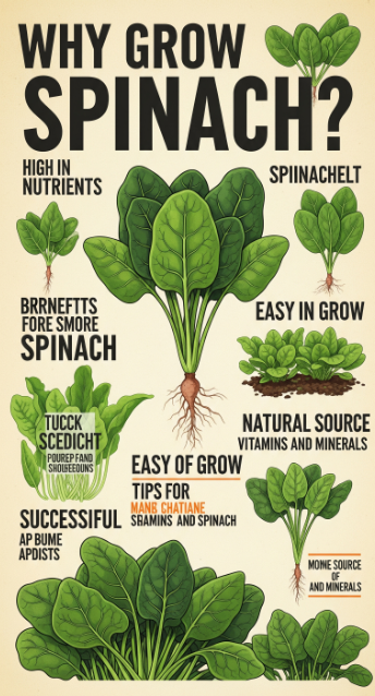 why grow spinach
