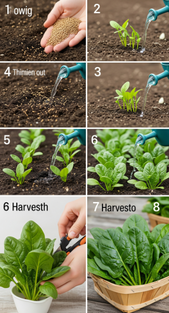 How to Grow Spinach: Step-by-Step Guide