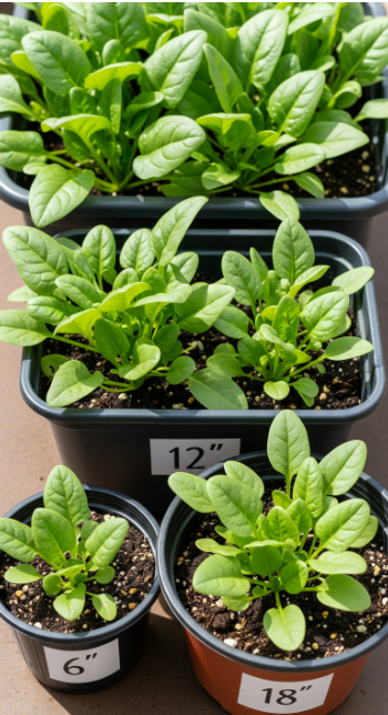 Growing Spinach in Containers