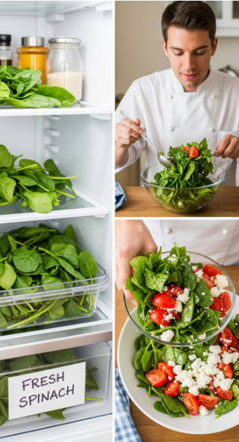 Storing and Using Fresh Spinach