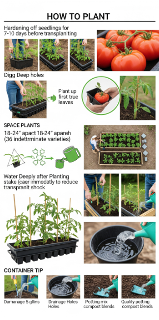 How to Plant Tomatoes (Step-by-Step)