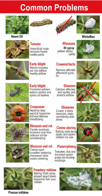 Common Tomato Problems & How to Fix Them Pests: