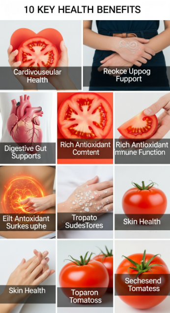 10 Amazing Health Benefits of Tomatoes