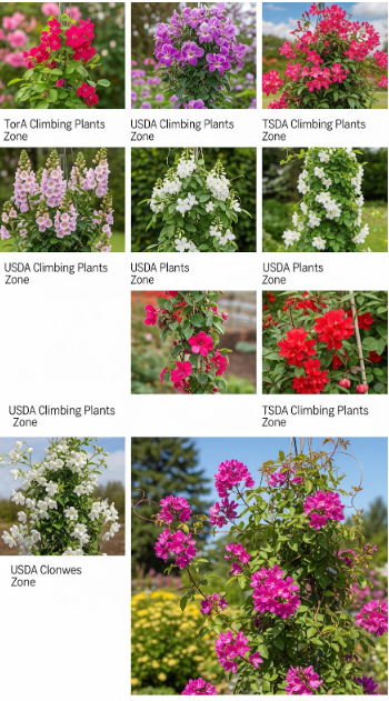 Best Climbers by Region (USDA Zones)