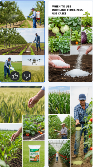 When to Use Inorganic Fertilizers: Use Cases