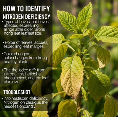 How to Identify Nitrogen Deficiency