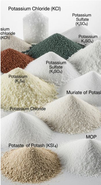 Types of Potassium Fertilizers