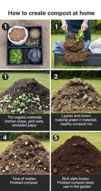 How to Make Compost at Home: A Step-by-Step Guide