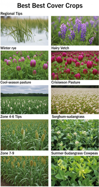 Best Cover Crops by Season & Climate
