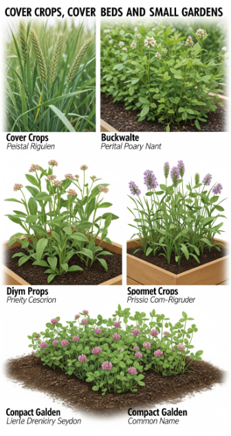 Cover Crops for Raised Beds and Small Gardens