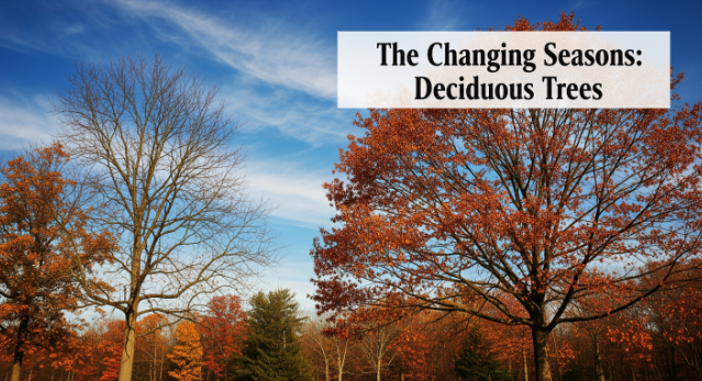 🍁 Deciduous Trees with title