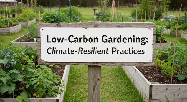 Low-Carbon Gardening: Climate-Resilient Practices