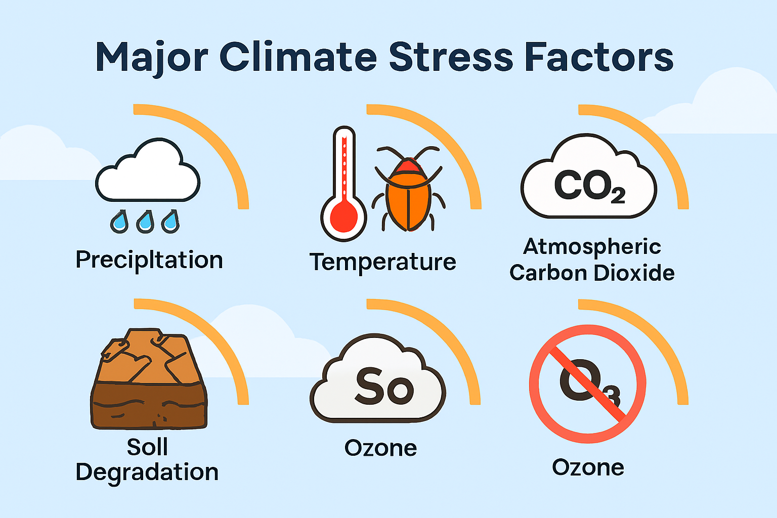 Major Climate Stress Factors